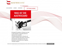 austrocard.at Webseite Vorschau