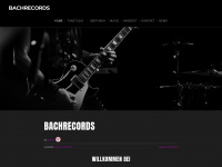 bachrecords.ch Webseite Vorschau