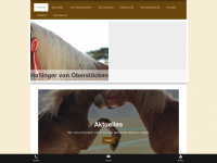 haflinger-von-oberstöcken.de Webseite Vorschau
