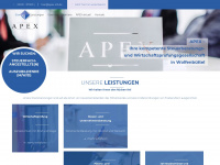 apex-stb.de Webseite Vorschau