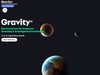 gravity-conference.com Webseite Vorschau