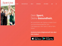sportjoe.net Webseite Vorschau