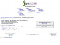 openldap.org Webseite Vorschau