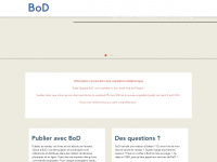 bod.fr Webseite Vorschau