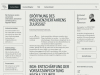insolvenz-news.de Webseite Vorschau