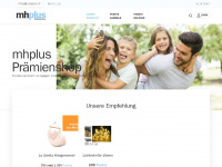 mhplus-praemien.de Webseite Vorschau