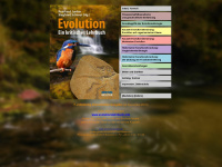 evolutionslehrbuch.info Webseite Vorschau