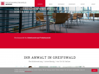 anwalt-in-greifswald.de Webseite Vorschau