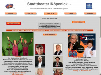 stadttheater-koepenick.de Webseite Vorschau