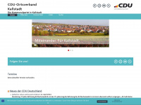 cdu-kallstadt.de Webseite Vorschau