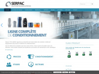 serpac.fr Webseite Vorschau