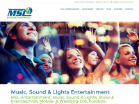 msl-entertainment.de Webseite Vorschau