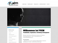 p-o-e-m.de Webseite Vorschau