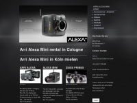 arri-alexa.com Webseite Vorschau