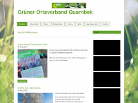gruene-quarnbek.jimdo.com Webseite Vorschau