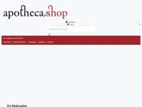 apothecashop.de Webseite Vorschau