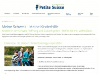 petitesuisse.ch Webseite Vorschau