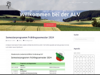 alv-ethz.ch Webseite Vorschau