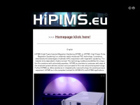 hipims.eu Webseite Vorschau