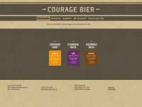 courage-bier.ch Webseite Vorschau