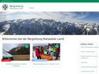 bergrettung-mariazellerland.at Webseite Vorschau