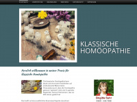 homoeopathie-suhr.de Webseite Vorschau