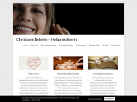 christiane-behnke.com Webseite Vorschau
