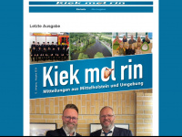 kiekmolrin-hademarschen.de Webseite Vorschau