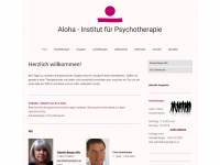 psychotherapie-aloha.at Webseite Vorschau