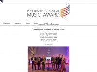 pcm-award.com Webseite Vorschau