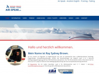 air-speak.eu Webseite Vorschau