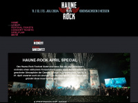 haune-rock.de Webseite Vorschau