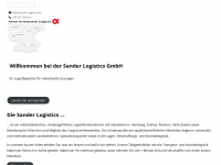 sander-logistics.de Webseite Vorschau