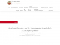 grundschule-augsburg-kriegshaber.de Webseite Vorschau