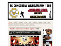 fc-concordia-wilhelmsruh-jahrgang06.de Webseite Vorschau