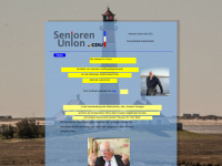 seniorenunion-nordfriesland.de Webseite Vorschau