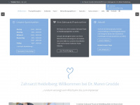 zahnarzt-grodde-heidelberg.de Webseite Vorschau