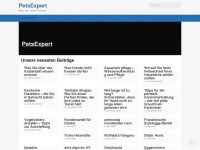 petsexpert.ch Webseite Vorschau