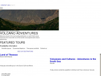 volcanoadventures.com Webseite Vorschau