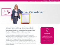 christina-zehetner.de Webseite Vorschau