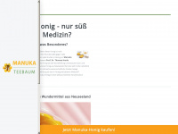 manuka-teebaum.info Webseite Vorschau