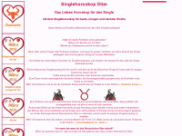singlehoroskop-stier.de Webseite Vorschau