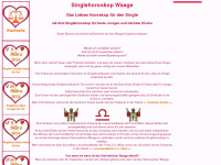 singlehoroskop-waage.de Webseite Vorschau
