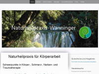 naturheilpraxis-wanninger.de Webseite Vorschau
