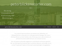 peterblickenstorfer.com Webseite Vorschau