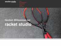 racket-studio.de Webseite Vorschau