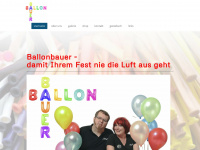 ballonbauer.de Webseite Vorschau