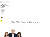 pole-franco-allemand.de Webseite Vorschau