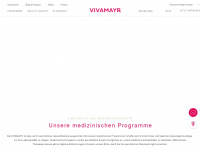 vivamayr.com Webseite Vorschau