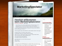 marketingspectator.de Webseite Vorschau